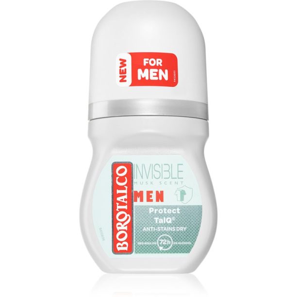 Borotalco MEN Invisible дезодорант roll-on 72 ч. Аромати Musk 50 мл.