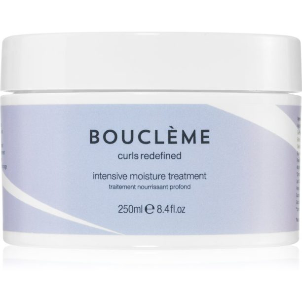 Bouclème Curl Intensive Moisture Treatment хидратираща и подхранваща грижа за блясък и еластичност на косата за чуплива и къдрава коса 250 мл.