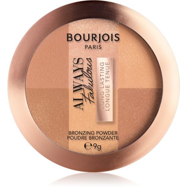 Bourjois Always Fabulous бронзираща пудра за здрав външен вид цвят 001 Light Medium 9 гр. на ниска цена