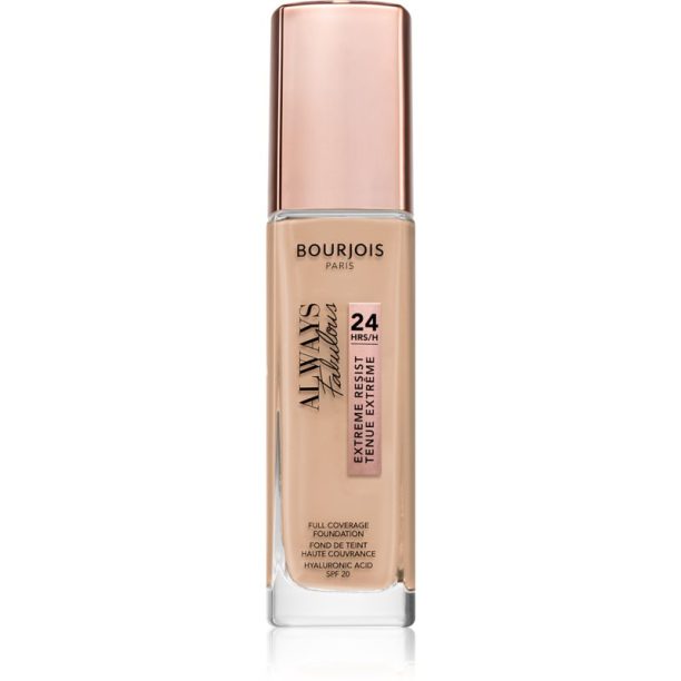 Bourjois Always Fabulous дълготраен фон дьо тен SPF 20 цвят 125 Ivory 30 мл. на ниска цена