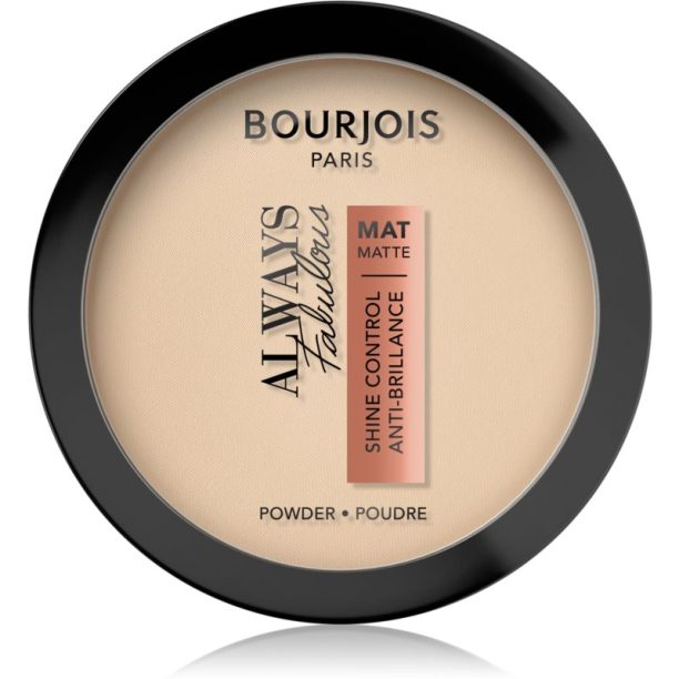 Bourjois Always Fabulous матираща пудра цвят Apricot Ivory 10 гр.