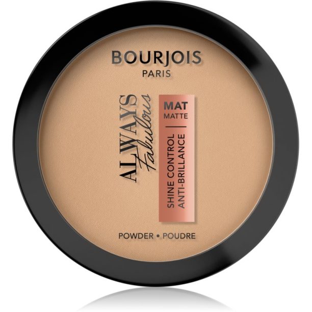 Bourjois Always Fabulous матираща пудра цвят Golden Beige 10 гр.