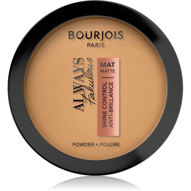 Bourjois Always Fabulous матираща пудра цвят Golden Vanilla 10 гр.