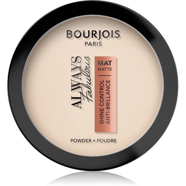 Bourjois Always Fabulous матираща пудра цвят Porcelain 10 гр.