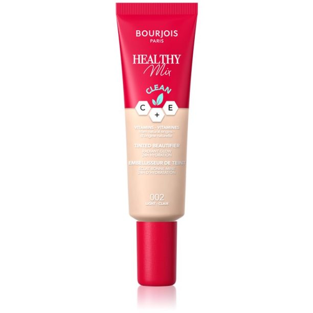 Bourjois Healthy Mix лек фон дьо тен с хидратиращ ефект цвят 002 Light 30 мл. на ниска цена