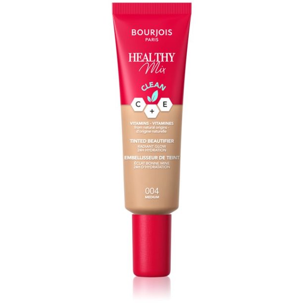 Bourjois Healthy Mix лек фон дьо тен с хидратиращ ефект цвят 004 Medium 30 мл. на ниска цена