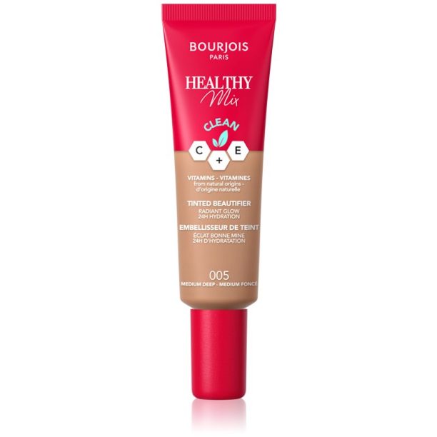 Bourjois Healthy Mix лек фон дьо тен с хидратиращ ефект цвят 005 Medium Deep 30 мл. на ниска цена