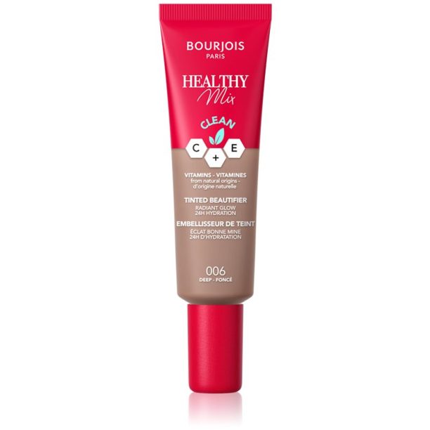 Bourjois Healthy Mix лек фон дьо тен с хидратиращ ефект цвят 006 Deep 30 мл. на ниска цена