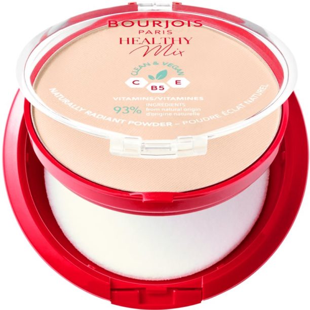 Bourjois Healthy Mix матираща пудра за сияен вид на кожата цвят 01 Ivory 10 гр. купи на топ цена