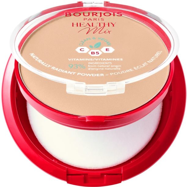 Bourjois Healthy Mix матираща пудра за сияен вид на кожата цвят 04 Golden Beige 10 гр. купи на топ цена