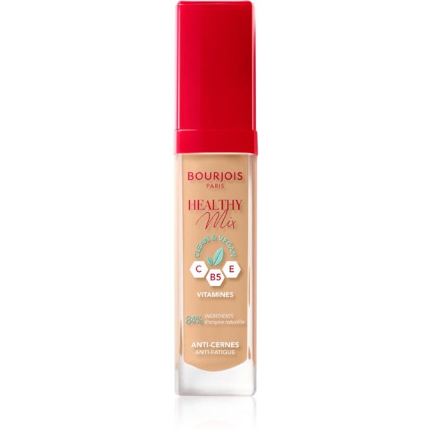 Bourjois Healthy Mix овлажняващ коректор против тъмни кръгове цвят 52.5 Vanilla 6 мл. на ниска цена