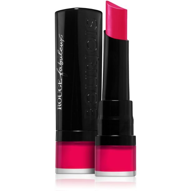 Bourjois Rouge Fabuleux сатенено червило цвят 08 Once Upon a Pink 2.3 гр. на ниска цена