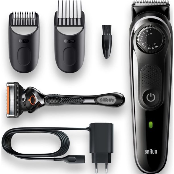 Braun Beard Trimmer BT5342 комплект за подстригване на брада и косми по тялото (+ резервни глави)