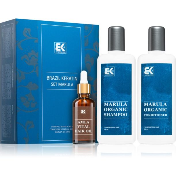 Brazil Keratin Marula Organic Set комплект (за увредена и крехка коса)