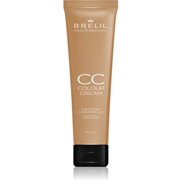 Brelil Numéro CC Colour Cream оцветяващ крем за всички видове коса цвят Caramel Chestnut 150 мл.