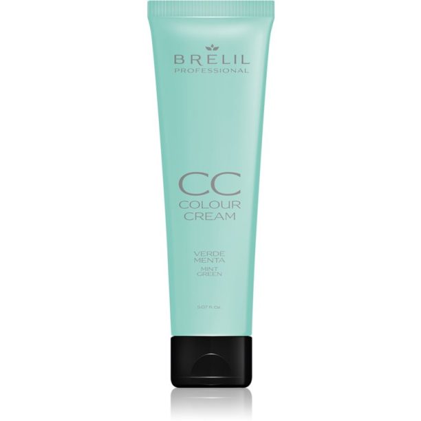 Brelil Numéro CC Colour Cream оцветяващ крем за всички видове коса цвят Mint Green 150 мл.