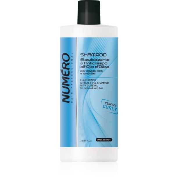 Brelil Numéro Elasticizing & Frizz-Free Shampoo хидратиращ шампоан за чуплива и къдрава коса 1000 мл.