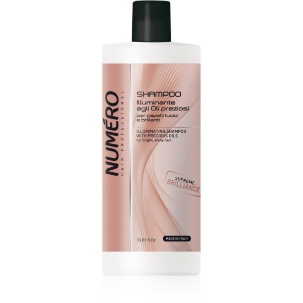 Brelil Numéro Illuminating Shampoo шампоан за блясък за матова коса 1000 мл.