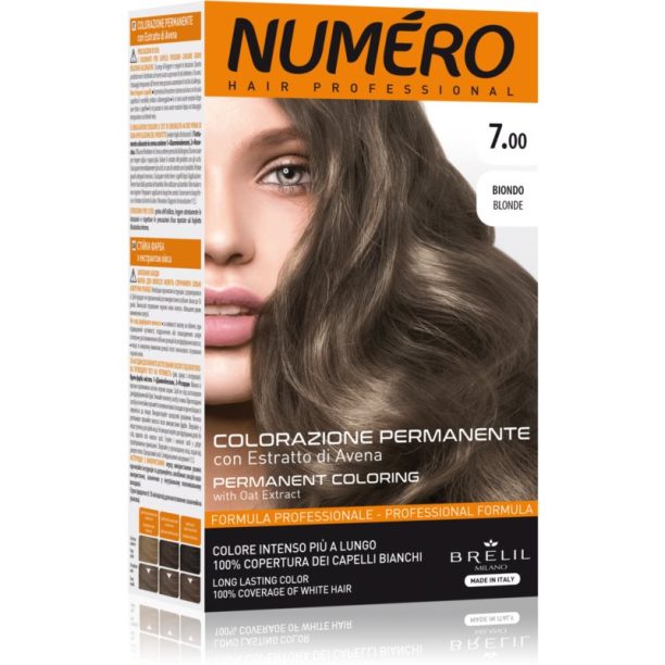 Brelil Numéro Permanent Coloring боя за коса цвят 7.00 Blonde 125 мл. на ниска цена