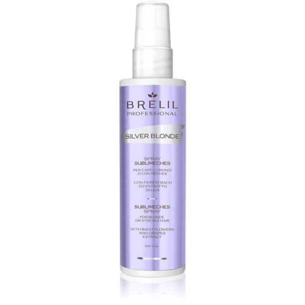 Brelil Numéro Silver Blonde Sublimeches Spray спрей за коса неутрализиращ жълтеникавите оттенъци 150 мл.