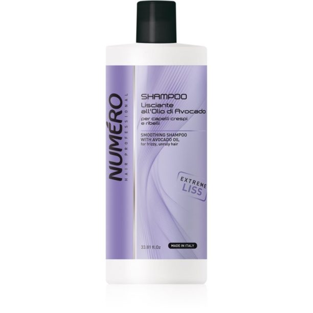 Brelil Numéro Smoothing Shampoo изглаждащ шампоан за непокорна коса 1000 мл.