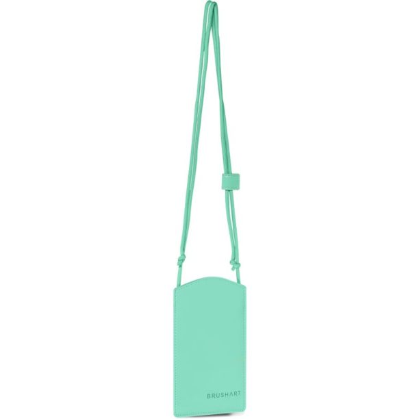 BrushArt Accessories Crossbody phone bag pink чантичка за мобилен телефон Mint green 11x18 см на ниска цена