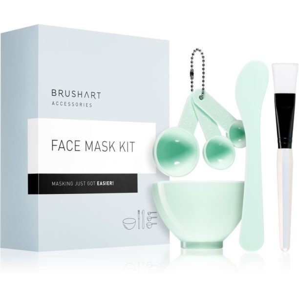 BrushArt Accessories Face mask kit комплект за грижа за лице minty на ниска цена