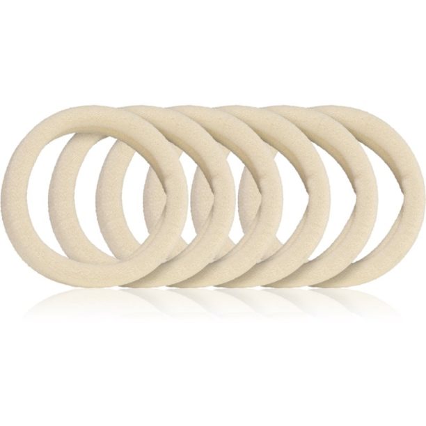 BrushArt Hair Band ластици за коса Beige 6 бр. на ниска цена