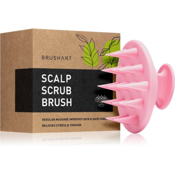 BrushArt Home Salon Scalp scrub brush масажно приспособление За коса 1 бр.