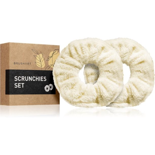 BrushArt Home Salon Towel scrunchie ластици за коса Cream на ниска цена