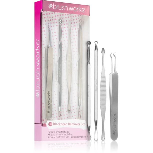 Brushworks Blackhead & Blemish Remover Set комплект (за дълбоко почистване)