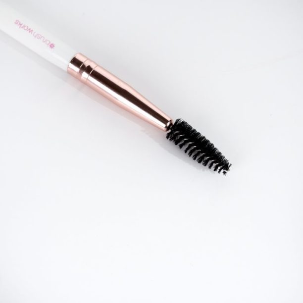 Brushworks Double Ended Brow Brush четка за оформяне на вежди с четка 1 бр. купи на топ цена