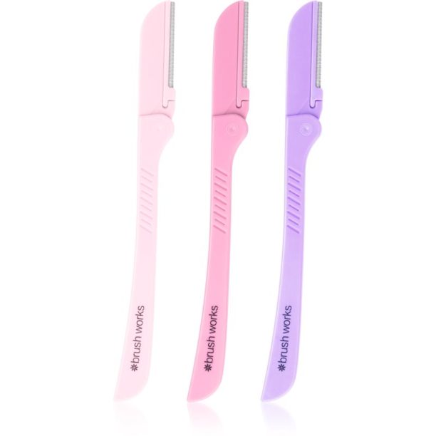 Brushworks Precision Eyebrow Razors Mixed бръснач (за вежди)