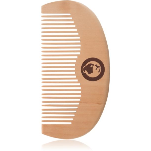 Bulldog Original Beard Comb дървена четка за брада Peach Wood 10