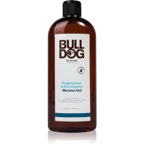 Bulldog Peppermint & Eucalyptus Shower Gel душ-гел за мъже 500 мл. на ниска цена