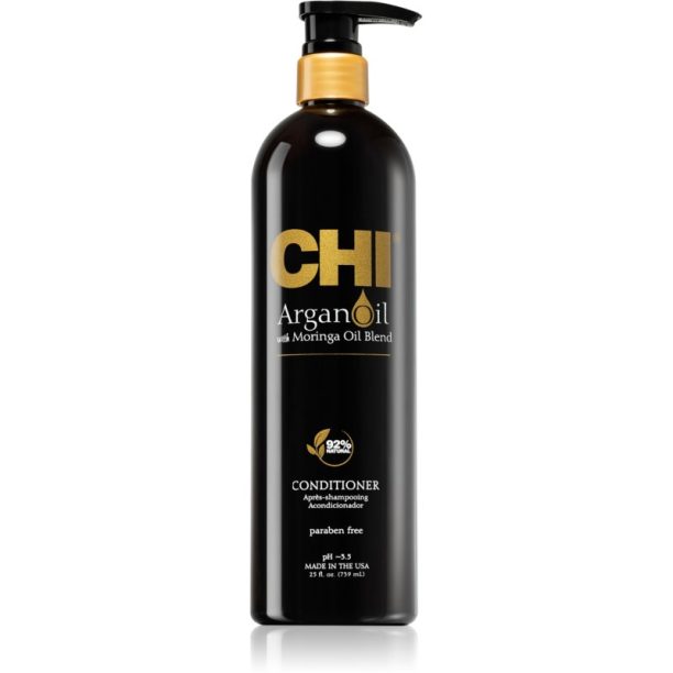 CHI Argan Oil Conditioner подхранващ балсам за суха и увредена коса 739 мл.