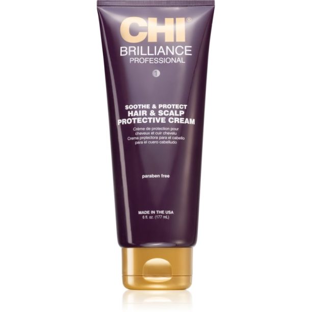 CHI Brilliance Hair & Scalp Protective Cream защитен крем за коса и скалп 177 мл.