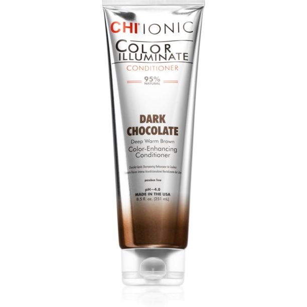 CHI Color Illuminate тониращ балсам за естествена или боядисана коса цвят Dark Chocolate 251 мл.