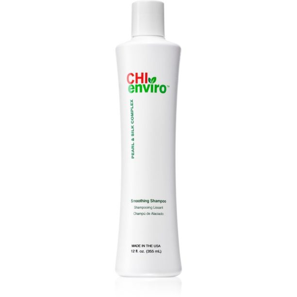 CHI Enviro Smoothing Shampoo хидратиращ шампоан за изглаждане и подхранване на непокорна коса 355 мл.