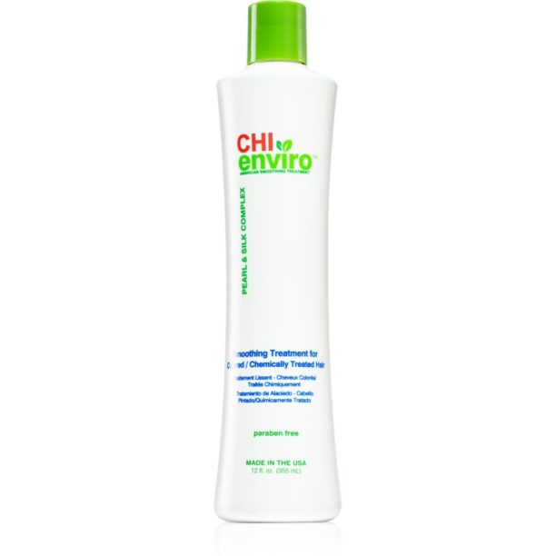 CHI Enviro Smoothing Treatment интензивна грижа за боядисана коса 355 мл.