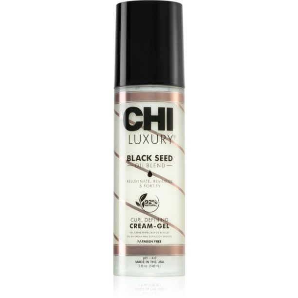 CHI Luxury Black Seed Oil Curl Defining Cream Gel крем-гел за оформяне на къдрици 147 мл.