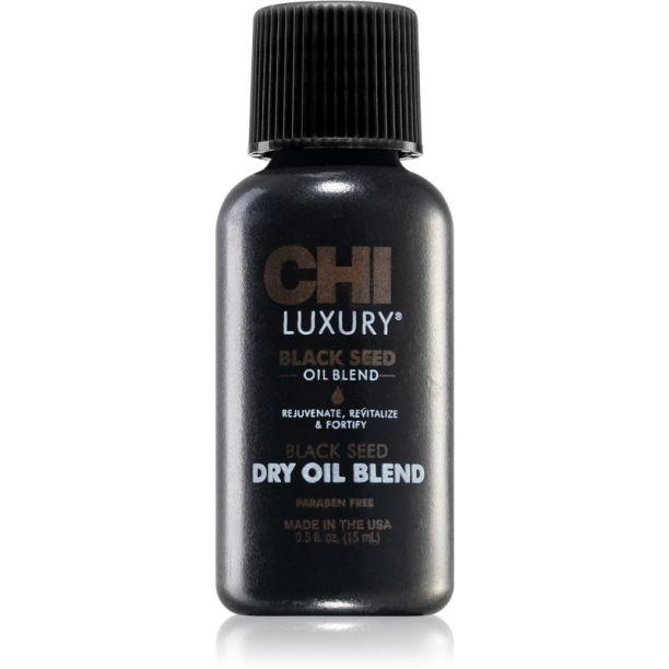 CHI Luxury Black Seed Oil Dry Oil Blend подхранващо сухо олио За коса 15 мл.