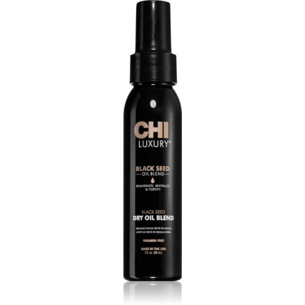 CHI Luxury Black Seed Oil Dry Oil Blend подхранващо сухо олио За коса 89 мл.