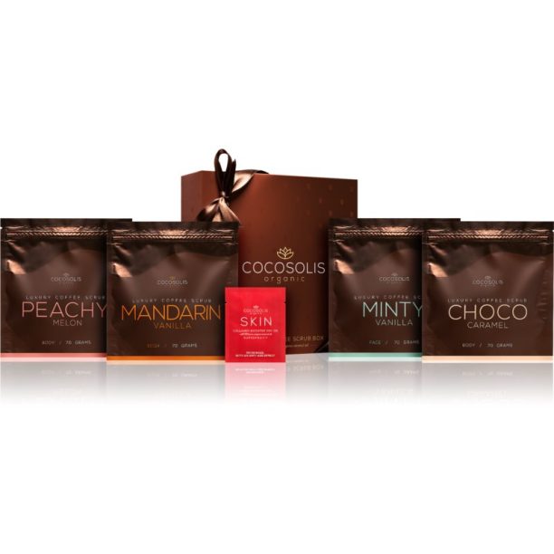 COCOSOLIS Luxury Coffee Scrub Box комплект (за мека и гладка кожа) на ниска цена