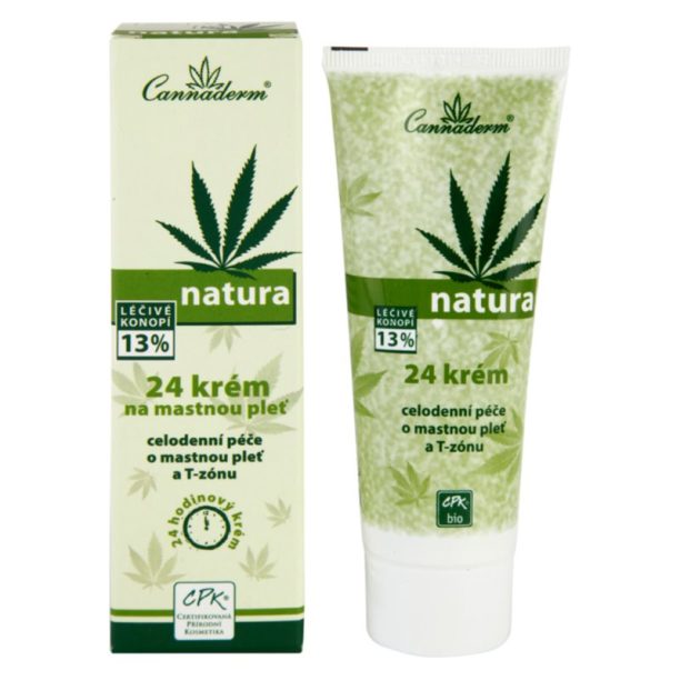 Cannaderm Natura Cream for Oily Skin дневен и нощен крем за мазна кожа 75 гр. купи на топ цена