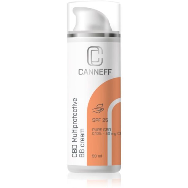 Canneff Balance CBD Multiprotective BB Cream хидратиращ крем за всички типове кожа на лицето 50 мл.