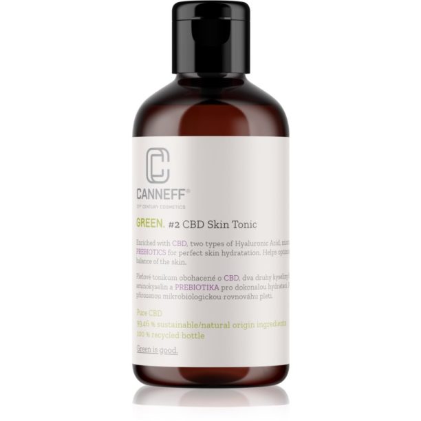 Canneff Green CBD Skin Tonic хидратиращ тоник 200 мл.