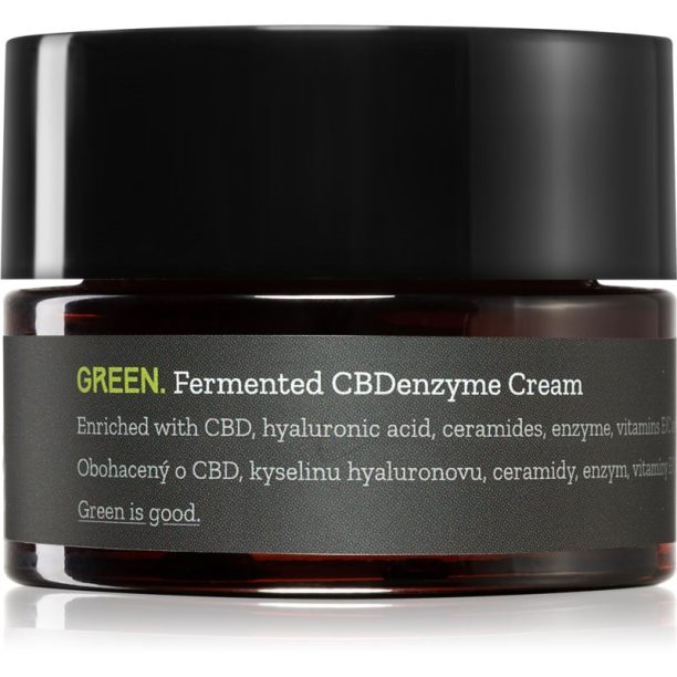 Canneff Green Fermented CBDenzyme Cream интензивна подмладяваща грижа с конопено масло 50 мл.