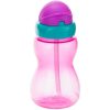 Canpol babies Sport Cup детско шише със сламка 12m+ Pink 270 мл.