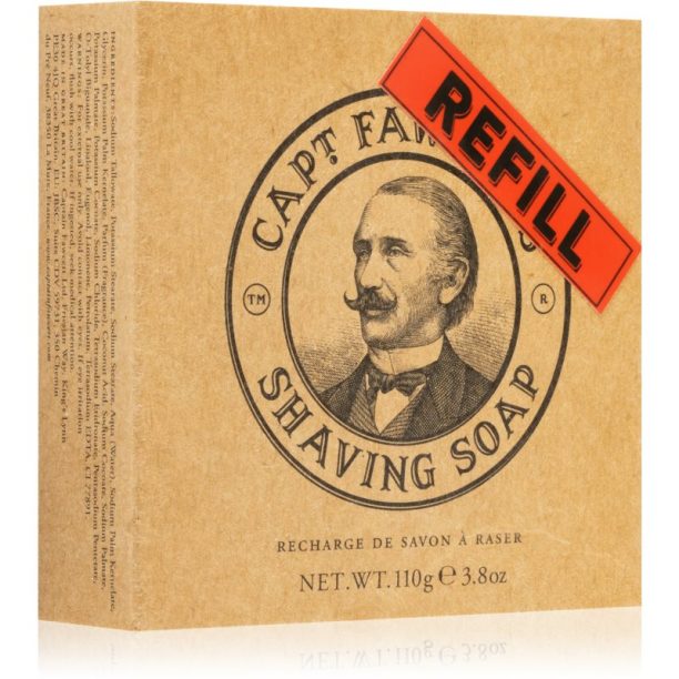 Captain Fawcett Shaving Soap Refill сапун за бръснене пълнител за мъже 110 гр.